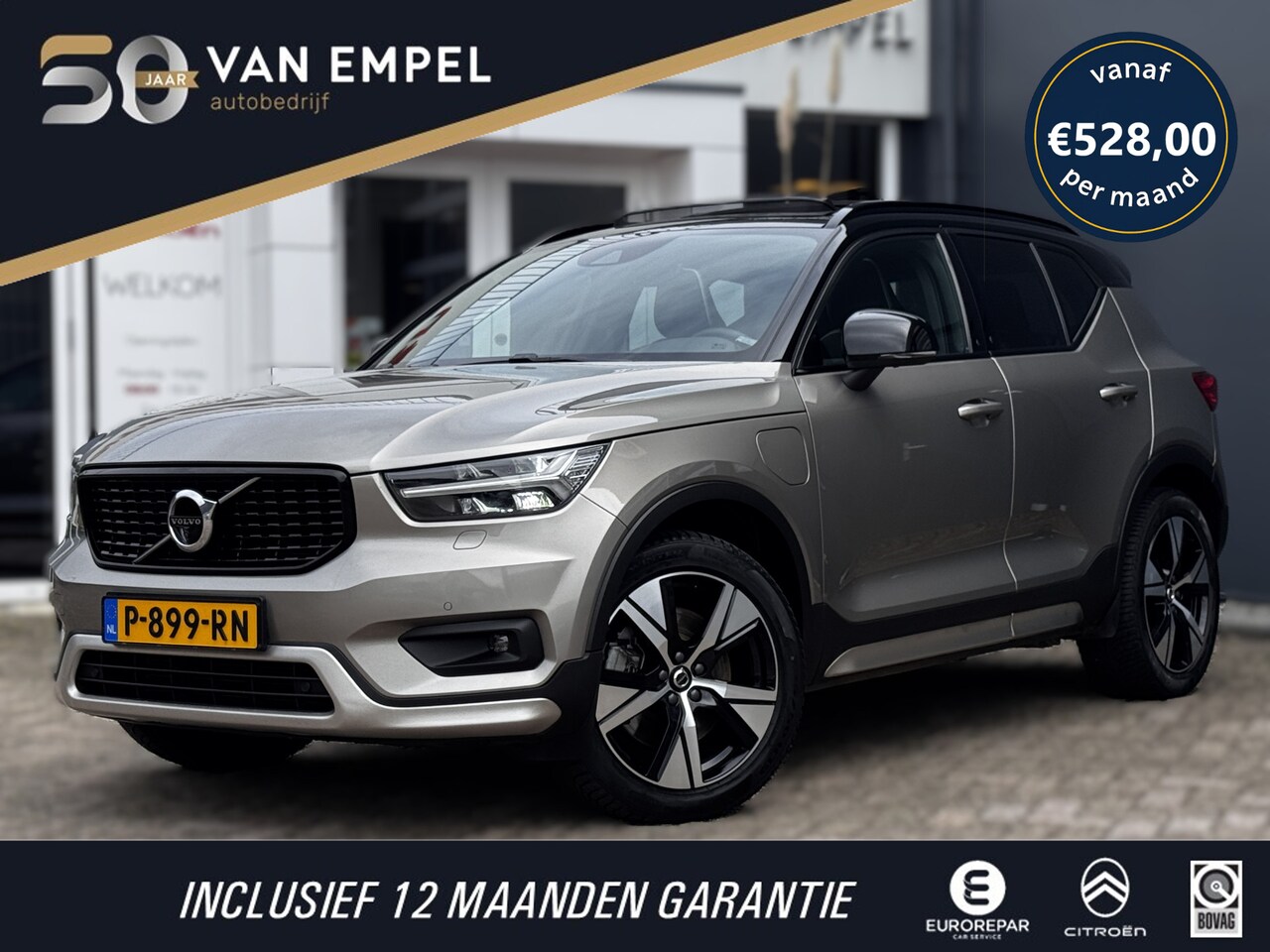 Volvo XC40 - 1.5 T5 Recharge R-Design NL-auto | Schuif- Kanteldak | H&K | Trekhaak | Stoelverwarming | - AutoWereld.nl