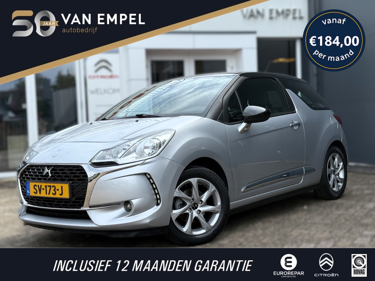DS 3 - PT82 So Chic | Navigatie | Climate control | Parkeersensoren | Cruise Control | - AutoWereld.nl