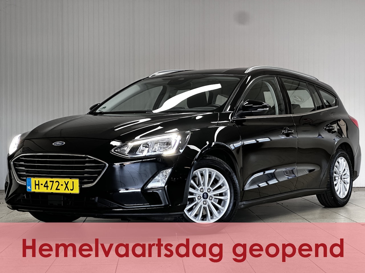 Ford Focus Wagon - 1.5 EcoBlue Titanium Business/ Trekhaak/ Keyless/ 16'' LMV/ LED Koplampen/ Apple + Android - AutoWereld.nl