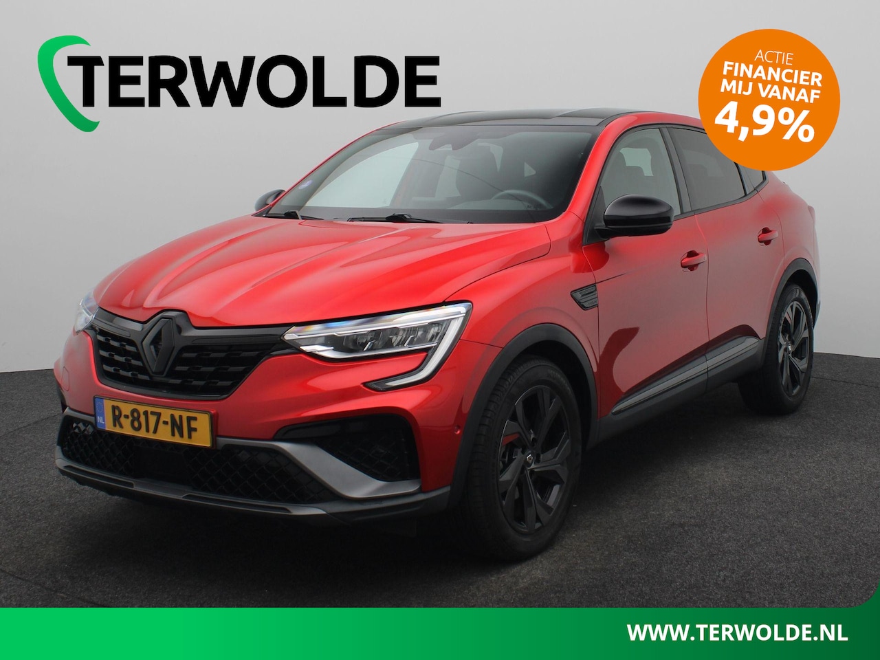 Renault Arkana - E-TECH Hybrid 145 R.S. Line | Lederen Bekl. | Stoel- & Stuurverw. | Adapt. Cruise | - AutoWereld.nl