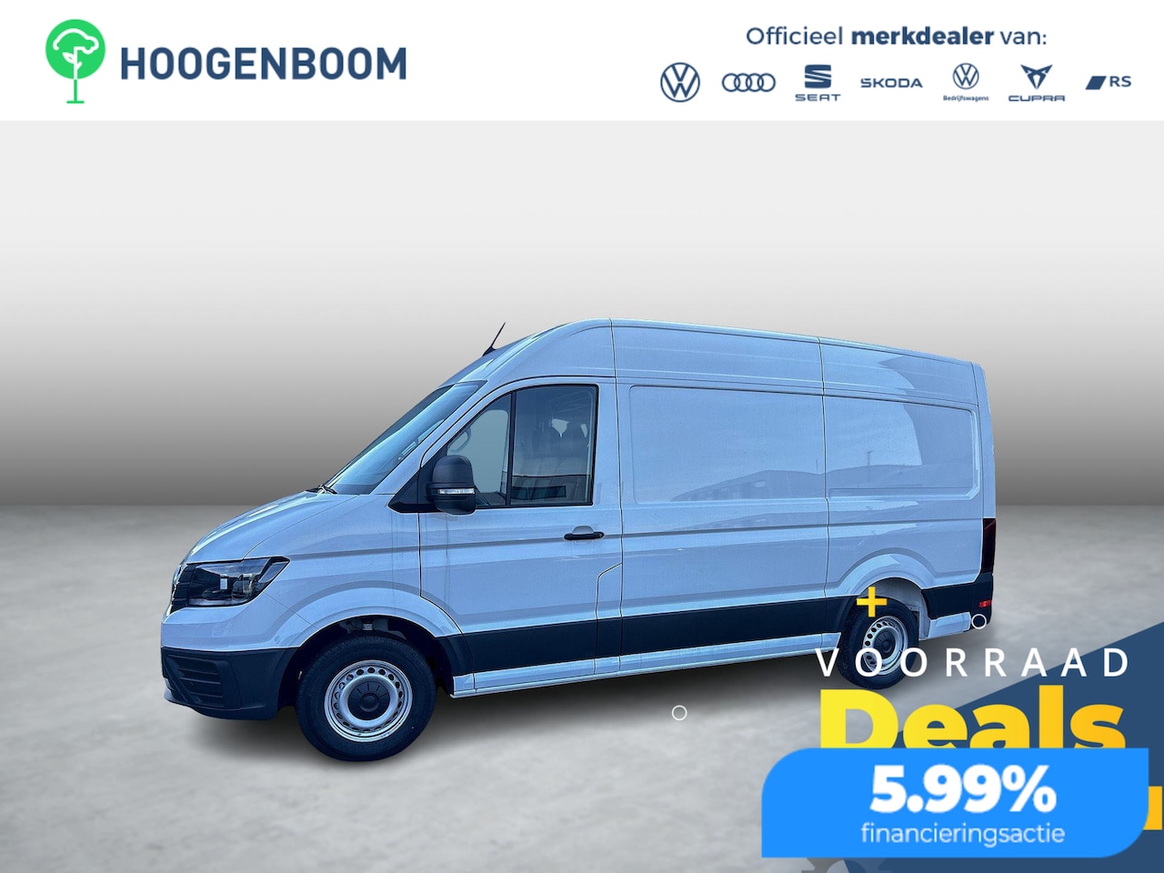 Volkswagen Crafter - Bedrijfswagens Trendline L3H3 35 (140 pk) 103 kW pk 6 versn. Hand | BPM vrij | Vierseizoen - AutoWereld.nl