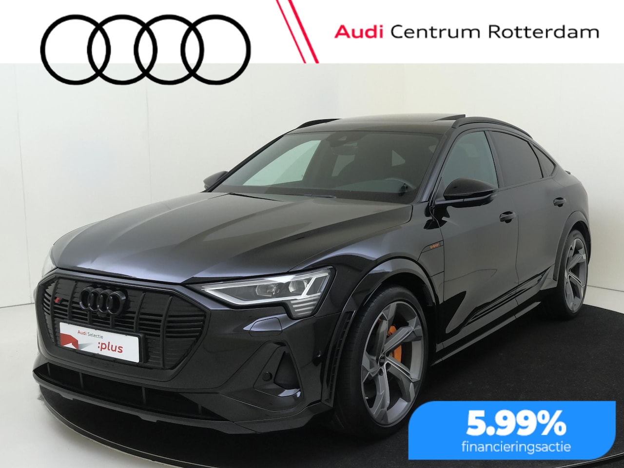 Audi e-tron Sportback - S quattro 95 kWh | SoH 100% | Panoramadak | 360 camera | Bang & Olufsen | Luchtvering | Ke - AutoWereld.nl