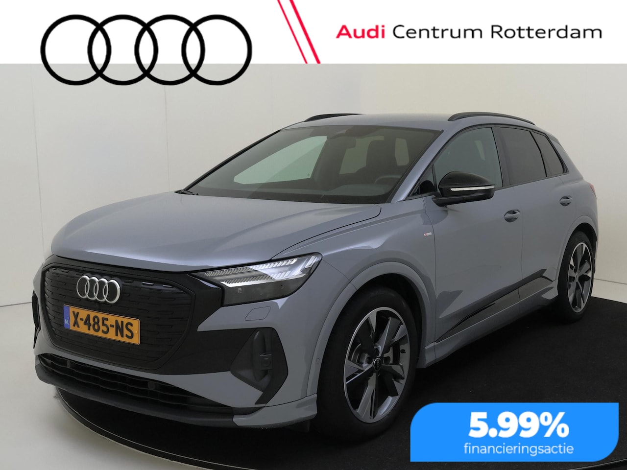 Audi Q4 e-tron - 40 S edition 77 kWh | S-line in- en exterieur | Optiekpakket zwart | Elek. inklapbare buit - AutoWereld.nl