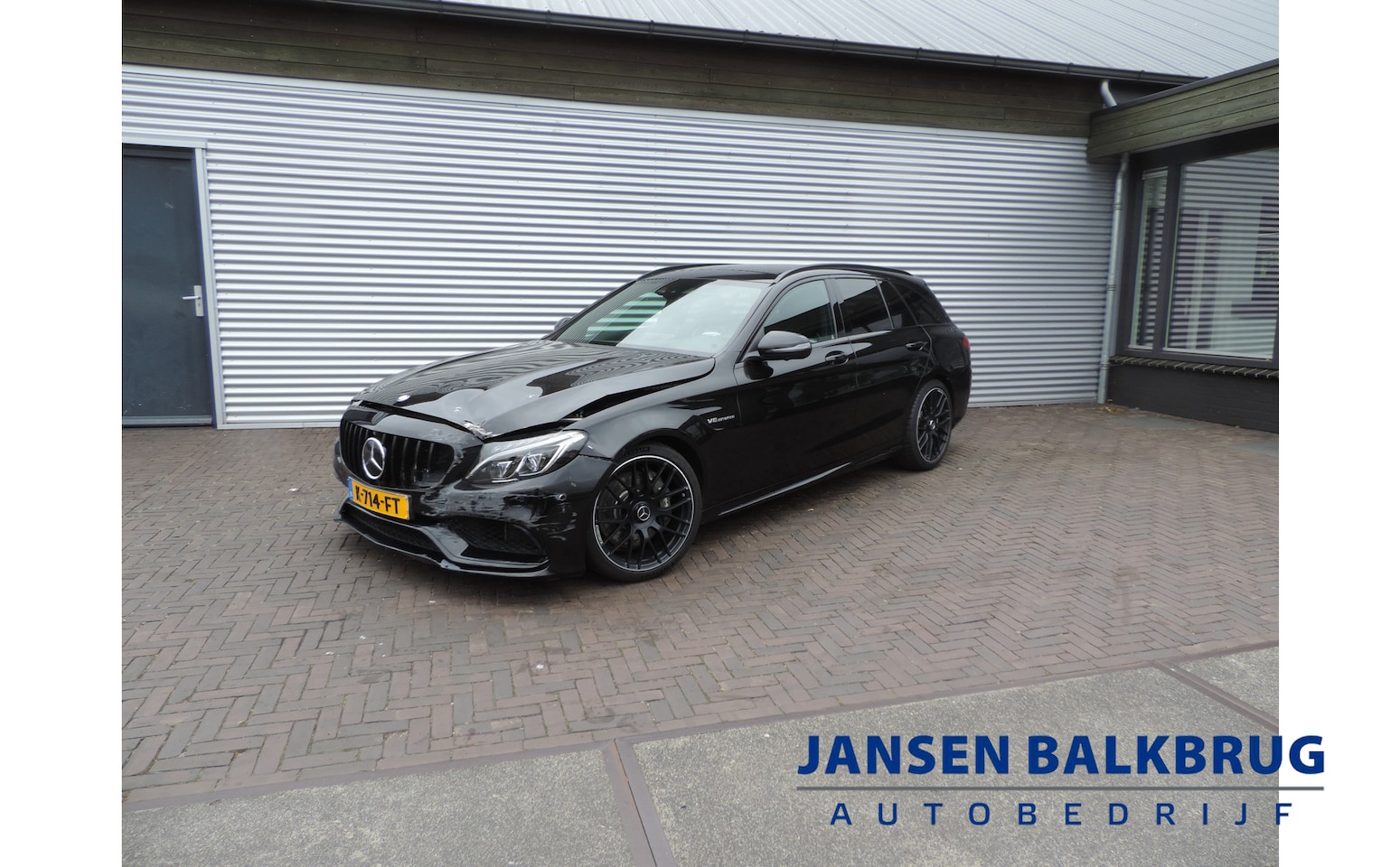 Mercedes-Benz C-klasse Estate - AMG 63 Edition 1 panoramadak zeer mooi lichte schade rijbaar - AutoWereld.nl