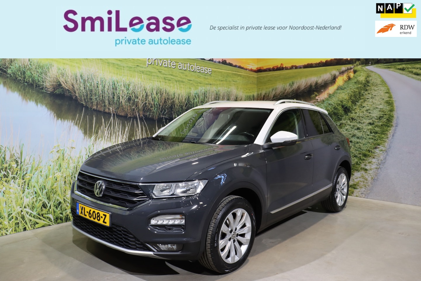 Volkswagen T-Roc - 1.0 TSI Style |Navi| Hoge instap|Adp Cruise - AutoWereld.nl