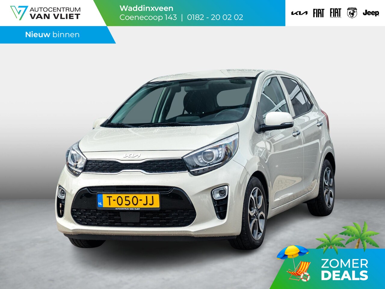 Kia Picanto - 1.0 DPi DynamicPlusLine | Cruise control | Full map navi | Climate control | Key-less entr - AutoWereld.nl