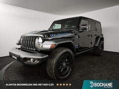 Jeep Wrangler Unlimited - 4xe 380 Pk Rubicon | Trekhaak | Adaptieve cruise | Camera | Stoel & stuur verwarming | Har