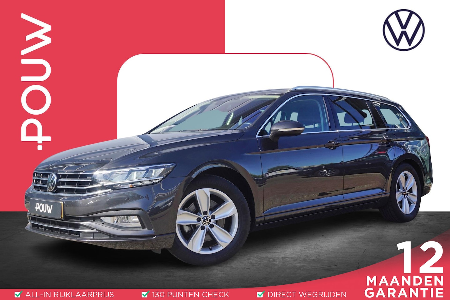 Volkswagen Passat Variant - 1.5 TSI 150pk DSG Business | Trekhaak | Achteruitrijcamera | Adaptive Cruise - AutoWereld.nl