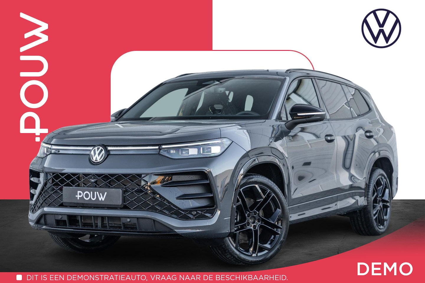 Volkswagen Tayron - 1.5 eHybrid R-Line Edition | Panoramadak | Trekhaak | Black Style - AutoWereld.nl