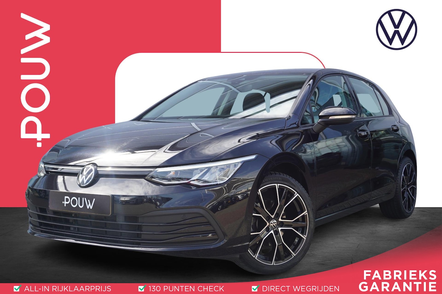 Volkswagen Golf - 1.0 eTSI 110pk DSG Life | Apple Carplay & Android Auto | Parkeersensoren | Adaptive Cruise - AutoWereld.nl
