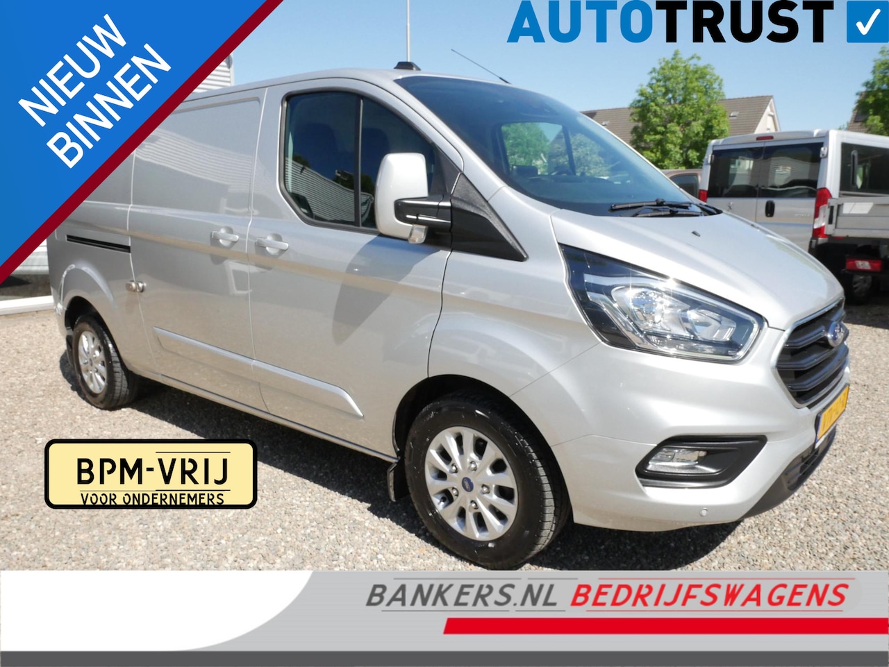Ford Transit Custom - 2.0 TDCI 170PK, L2, Limited, Automaat, Airco, 2 x Schuifdeur - AutoWereld.nl