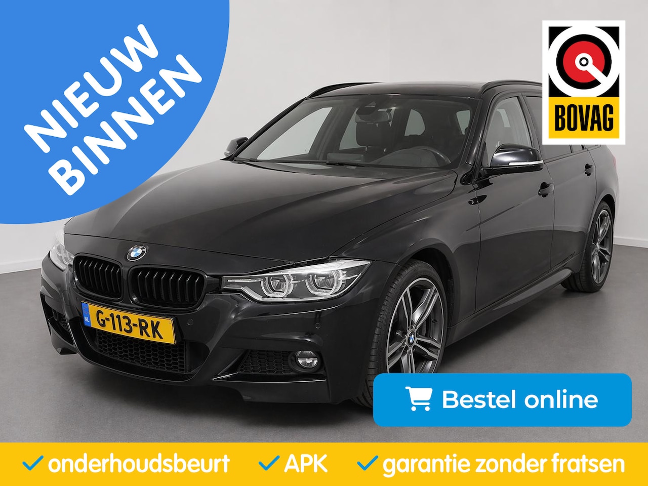 BMW 3-serie Touring - 318i M Sport| CruiseControl|Schuifdak|Navi|Camera|ParkAssist| - AutoWereld.nl