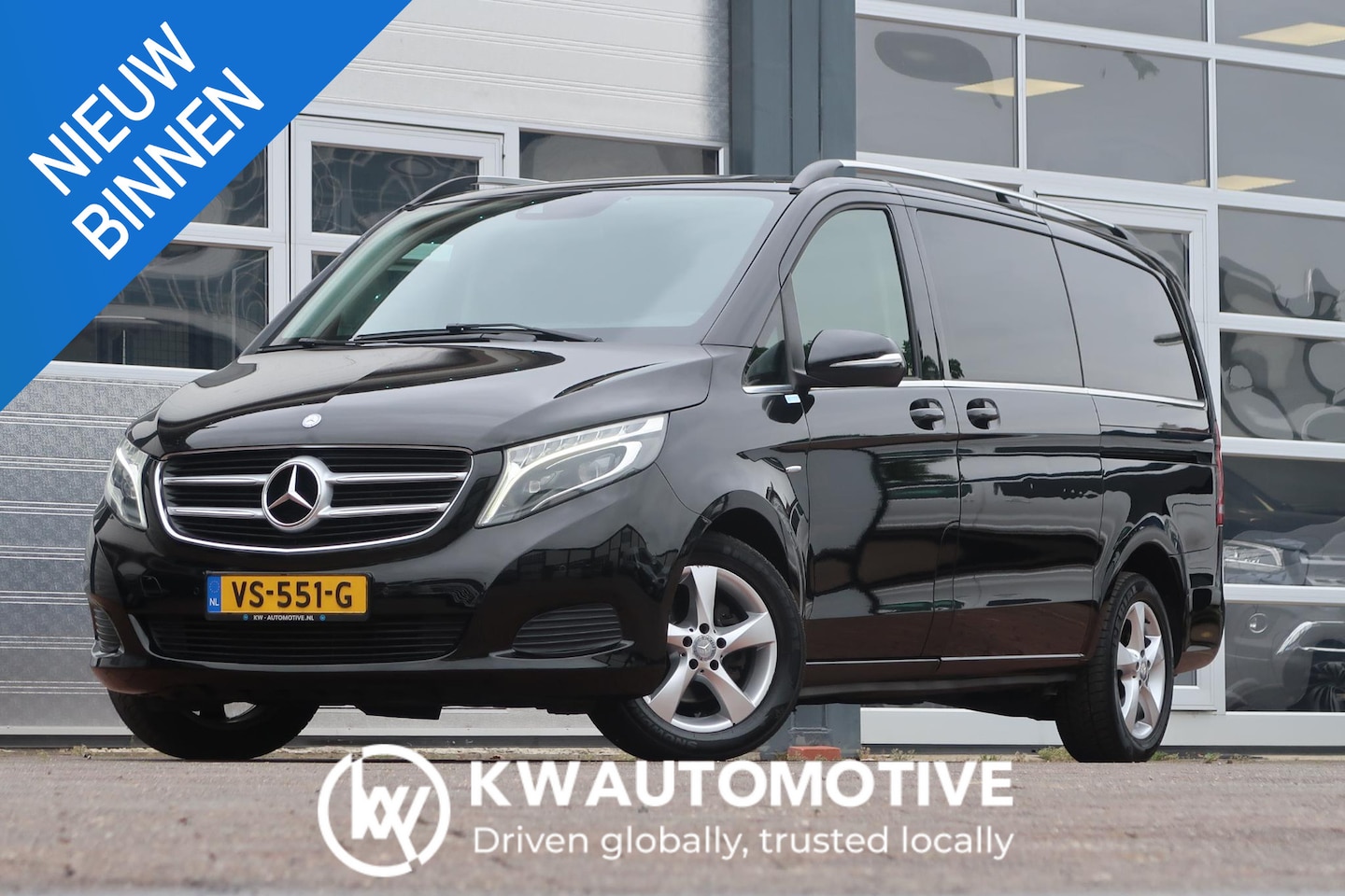 Mercedes-Benz V-klasse - 220d Lang DC LED/ LEDER/ 2X DEUR/ TREKHAAK/ ETC. - AutoWereld.nl