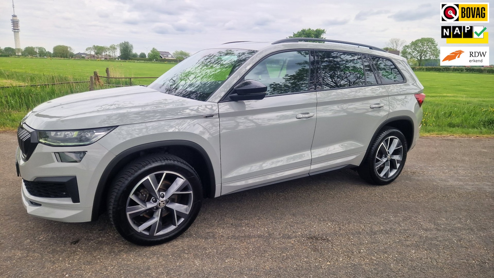 Skoda Kodiaq - 1.5 TSI Sportline Business 1.5 TSI Sportline Business, Pano, virtual cockpit, 1e eig. - AutoWereld.nl