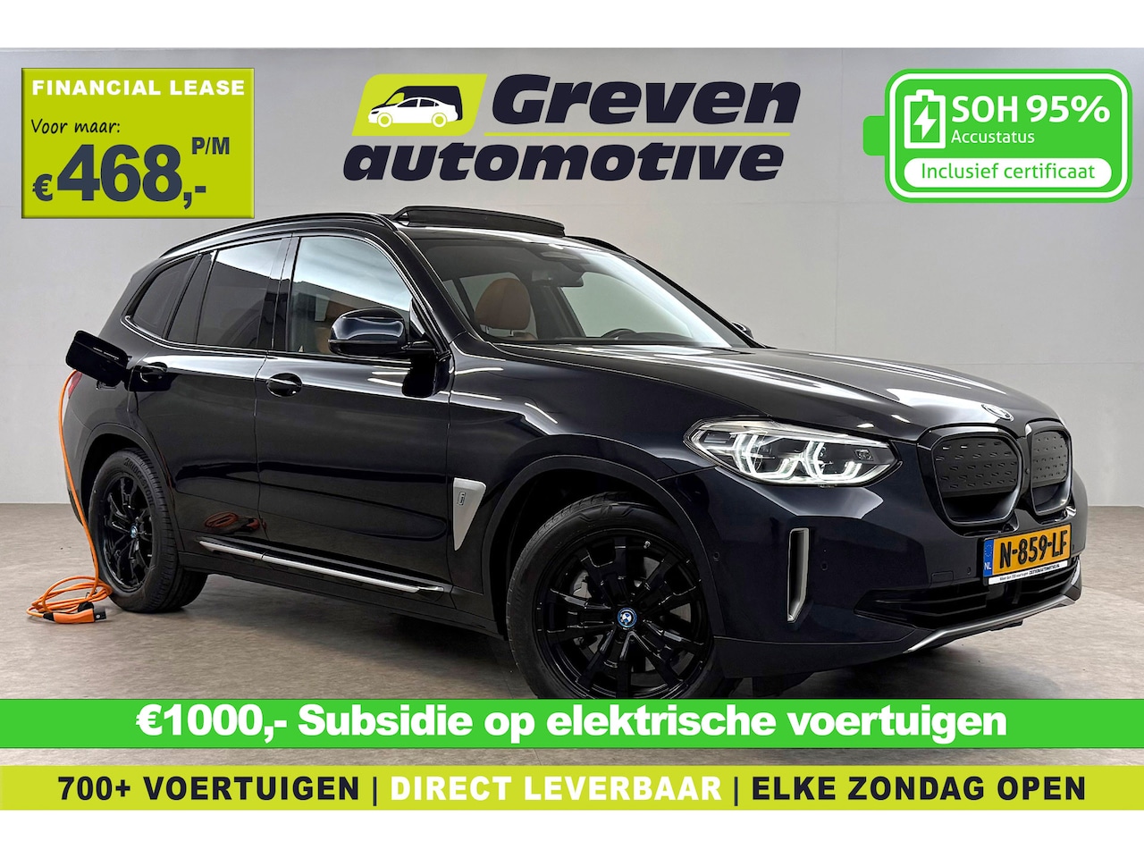 BMW iX3 - Executive Shadow Line 80 kWh 286PK | Snelladen | SOH 95% | Pano | Sfeer | Memory | HuD | V - AutoWereld.nl