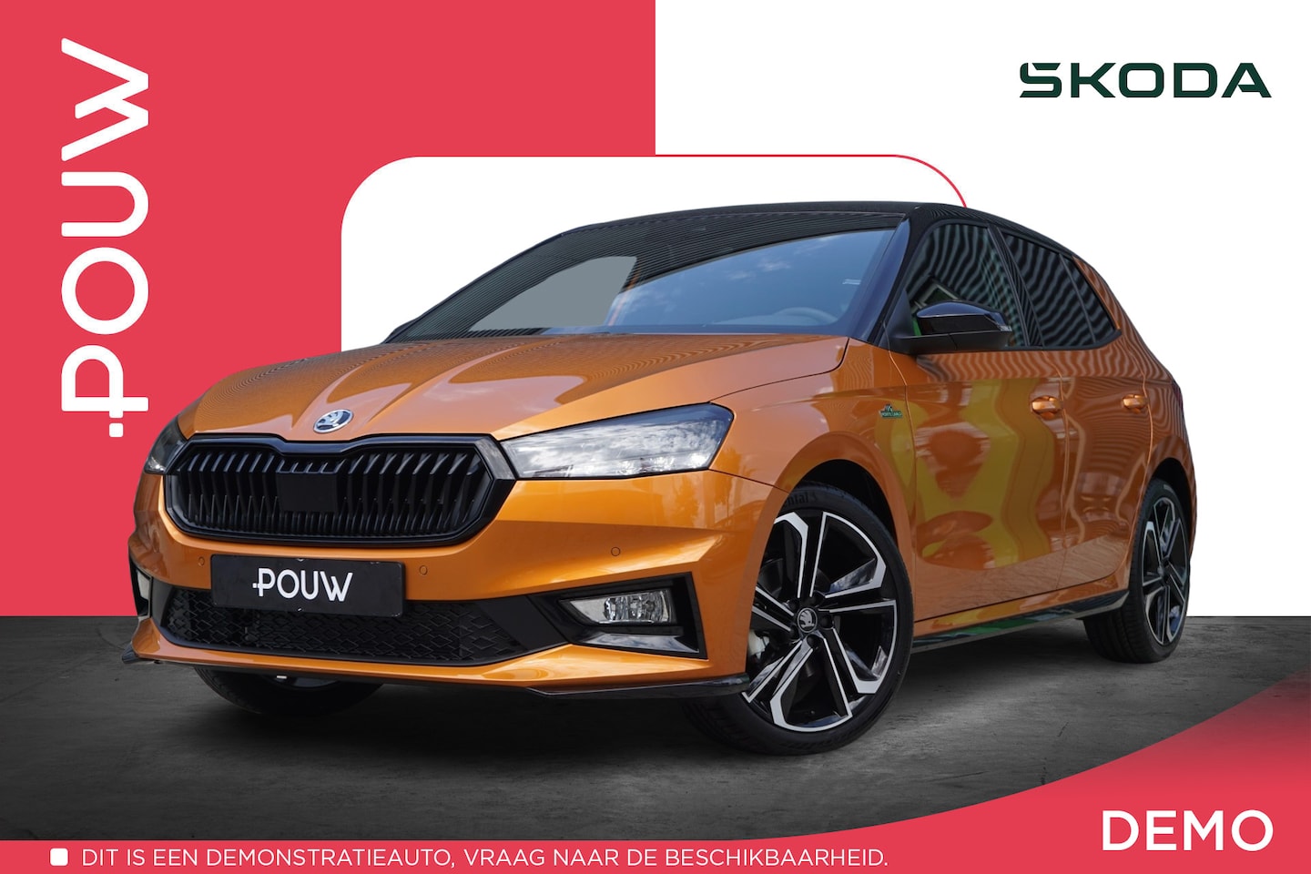 Skoda Fabia - 1.0 TSI 115pk DSG Monte Carlo | Navigatie | Adaptive Cruise | Stoelverwarming - AutoWereld.nl