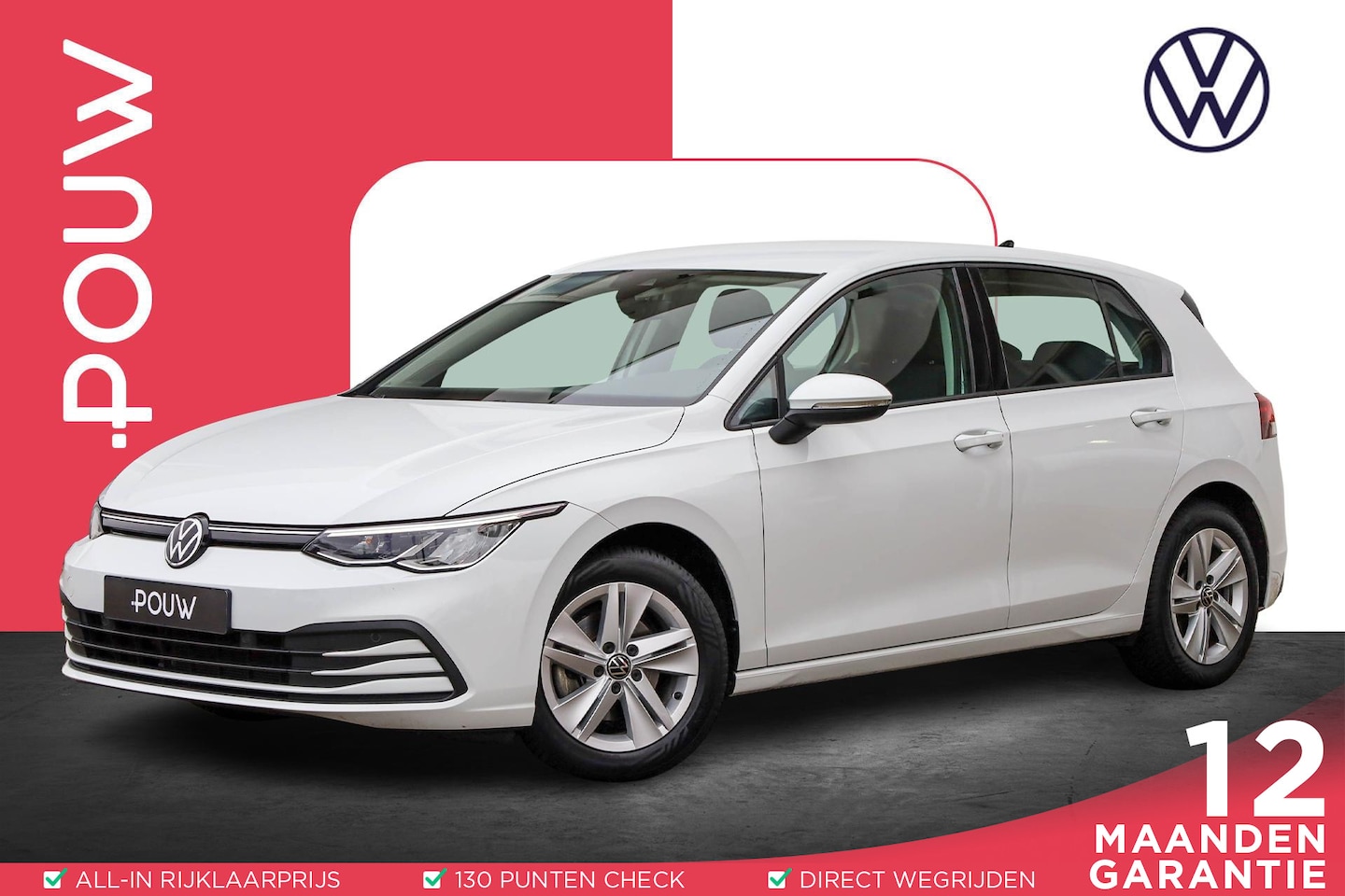 Volkswagen Golf - 1.0 TSI 110pk Life | Parkeersensoren | Adaptive Cruise | LED Verlichting - AutoWereld.nl
