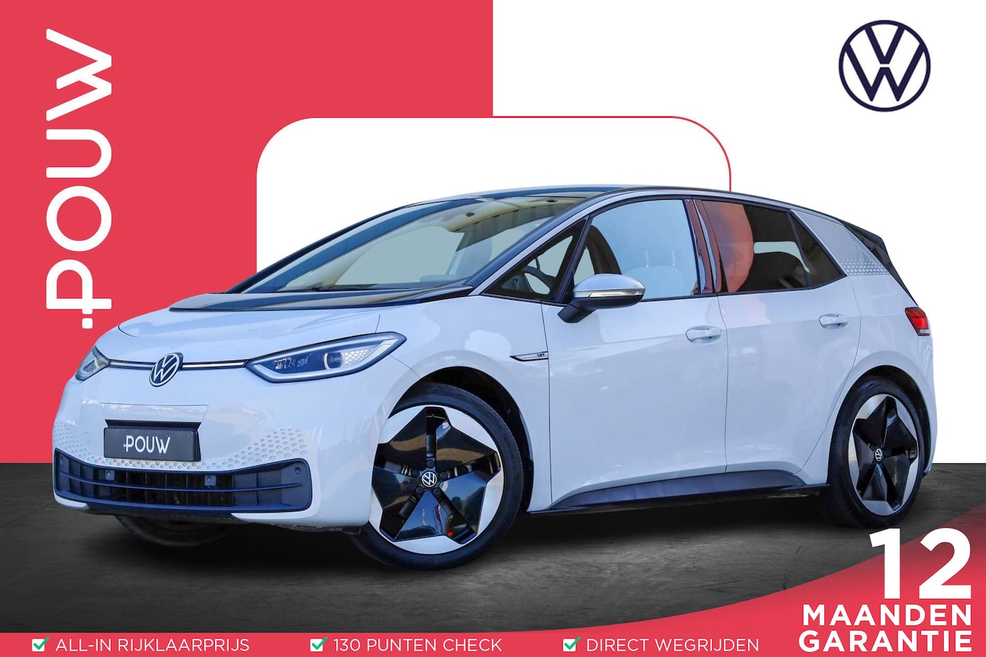 Volkswagen ID.3 - 204pk First 58 kWh | SoH 94% | Achteruitrijcamera | Adaptive Cruise | Voorstoel Verwarming - AutoWereld.nl