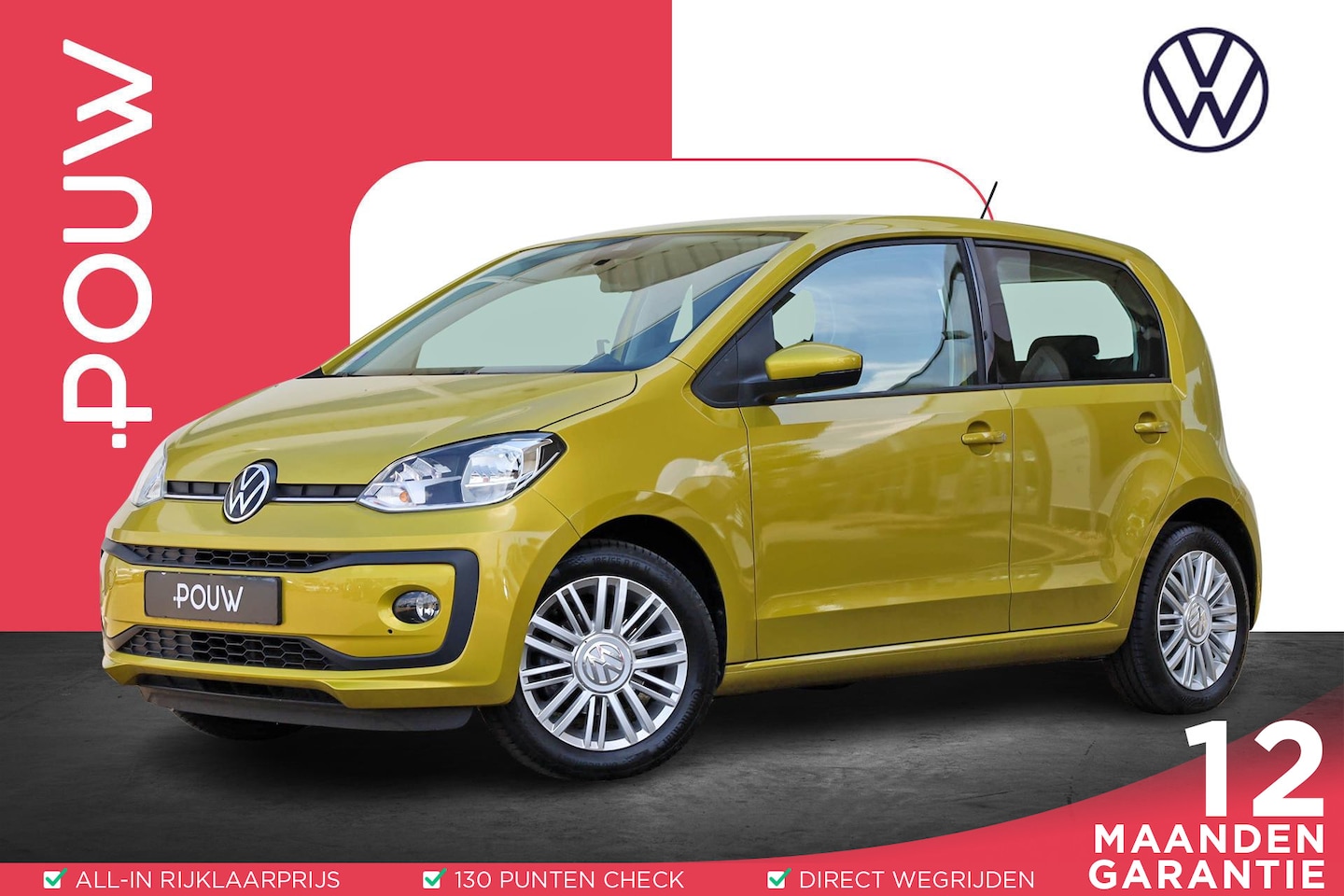 Volkswagen Up! - 1.0 60pk | Achteruitrijcamera | Stoelverwarming | Cruise Control - AutoWereld.nl
