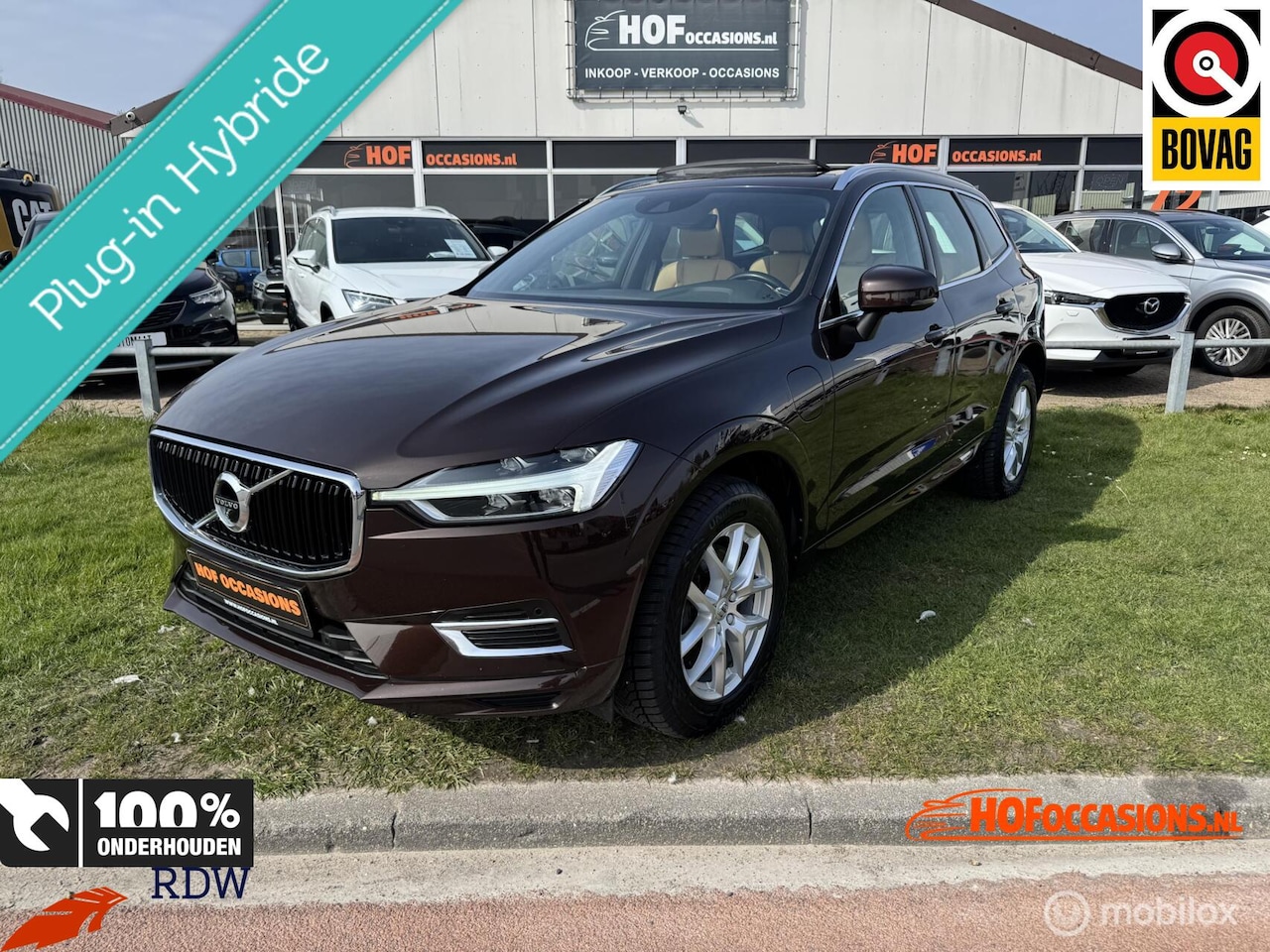 Volvo XC60 - 2.0 T8 Twin Engine AWD Momentum PANO/LEDER/TREKHAAK - AutoWereld.nl