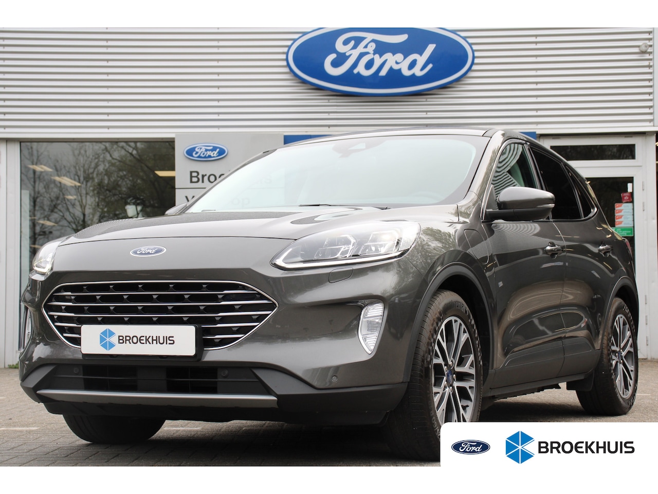 Ford Kuga - 2.5 PHEV Titanium X | TREKHAAK | WINTERPACK | CRUISE | PARK SENS V+A | B&O | HALF LEDER | - AutoWereld.nl