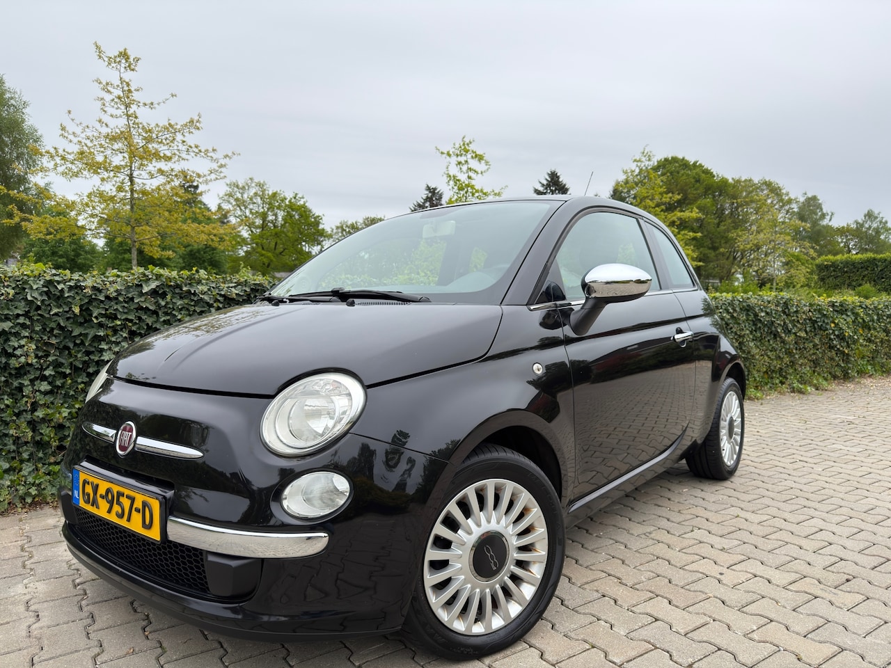 Fiat 500 - 1.2 Lounge 1.2 Lounge , Airco / Panodak / City / Windows / Elec.Pakket / 15"Lm Velgen. - AutoWereld.nl