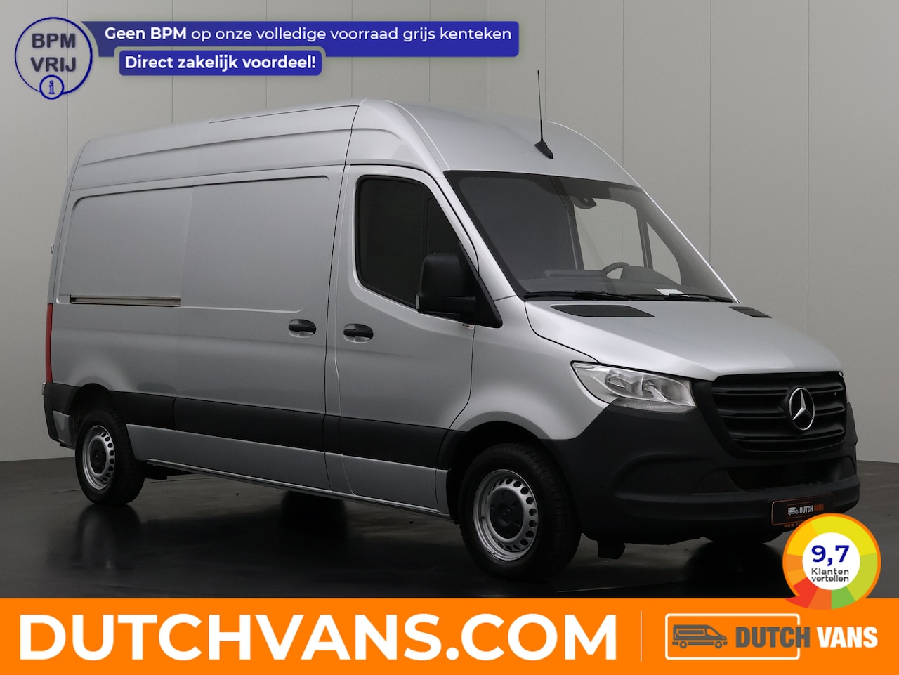Mercedes-Benz Sprinter - 9G-Tronic Automaat L2H2 | Multimedia | Camera | Airco | 3-Zits | Betimmering - AutoWereld.nl