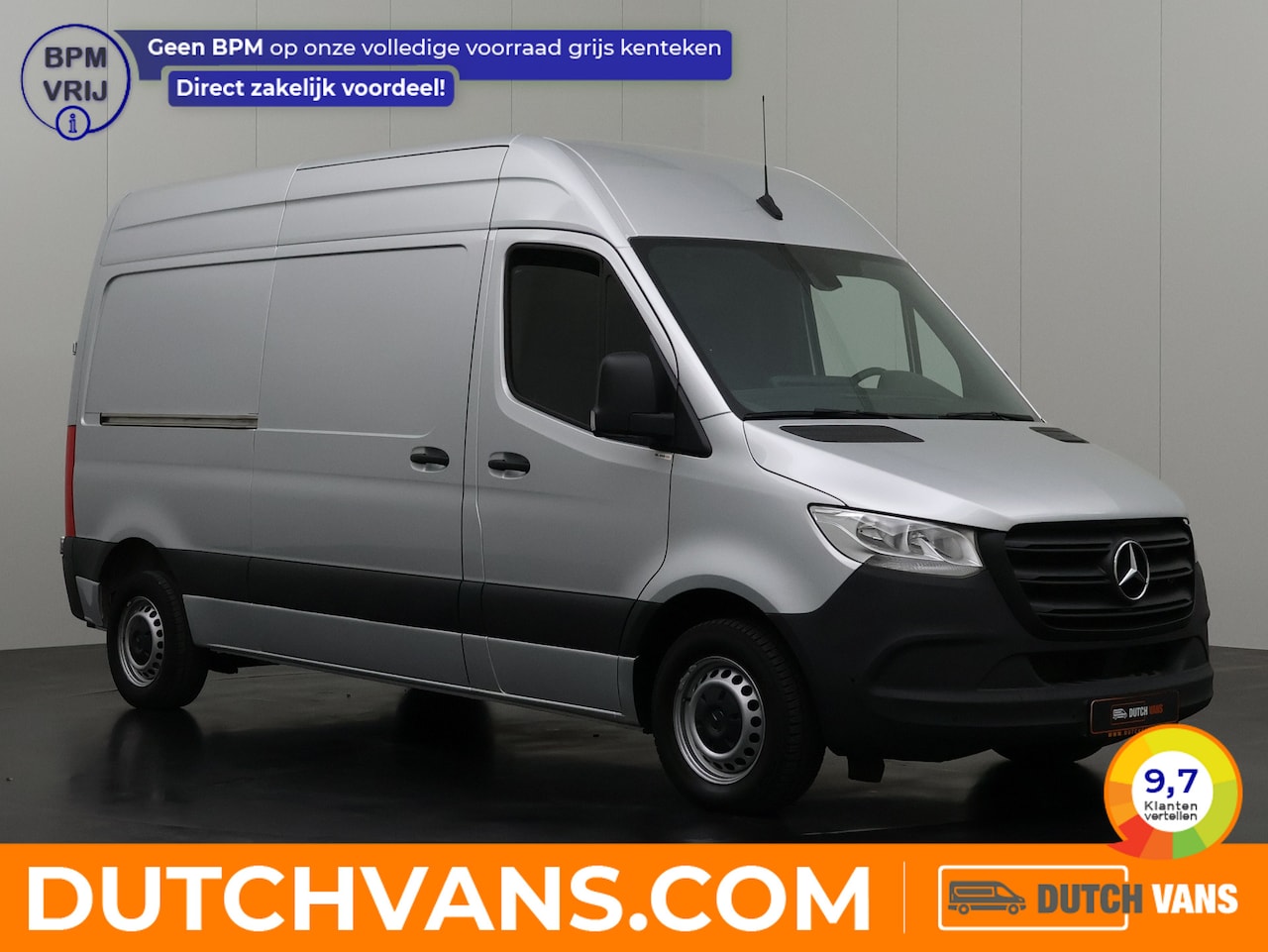 Mercedes-Benz Sprinter - 9G-Tronic Automaat L2H2 | Multimedia | Camera | Airco | 3-Zits | Betimmering - AutoWereld.nl