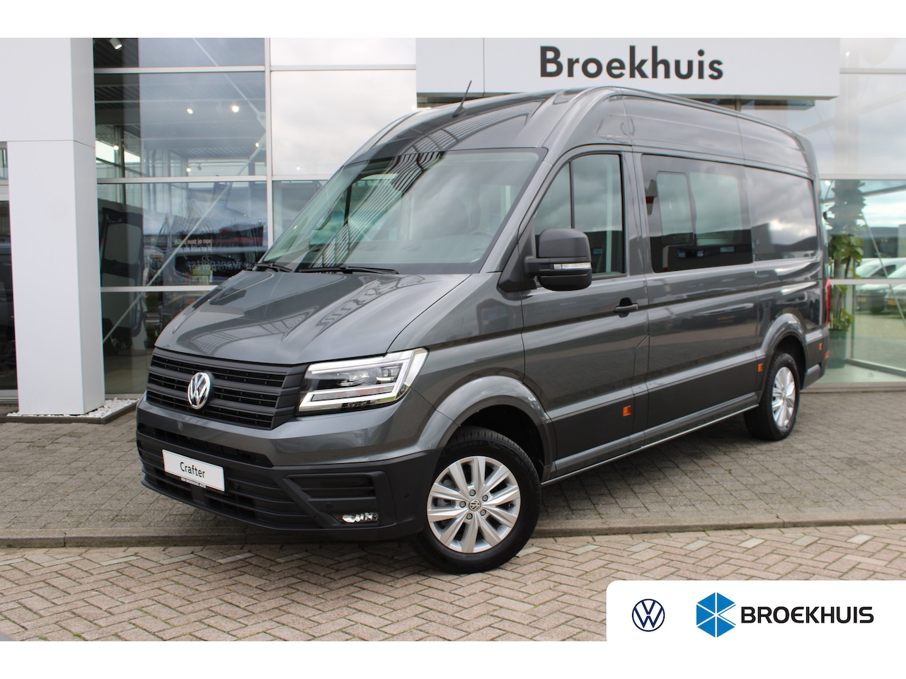 Volkswagen Crafter - 2.0 TDI 140 PK L3H3 Exclusive Dubbel Cabine BPM VRIJ | 140PK | Dubbele Cabine | Exclusive - AutoWereld.nl