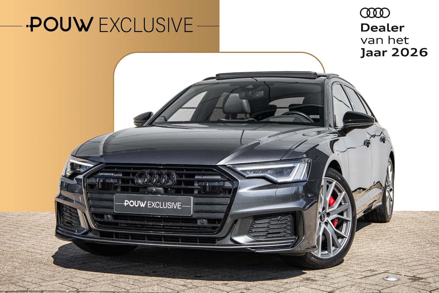 Audi A6 Avant - 55 TFSIe 367pk quattro Competition | SoH 90% | Panoramadak | Trekhaak | Head-up | LMV 20'' - AutoWereld.nl