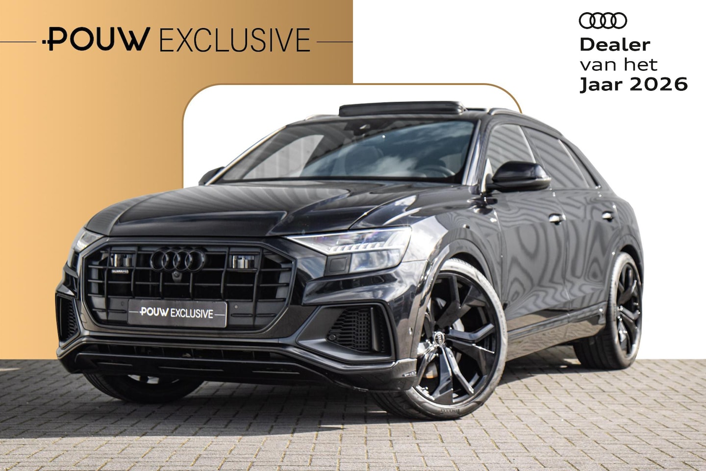 Audi Q8 - 55 TFSI 340pk quattro Pro Line Plus | B&O Soundsystem | Panoramadak | Trekhaak | Achterasb - AutoWereld.nl