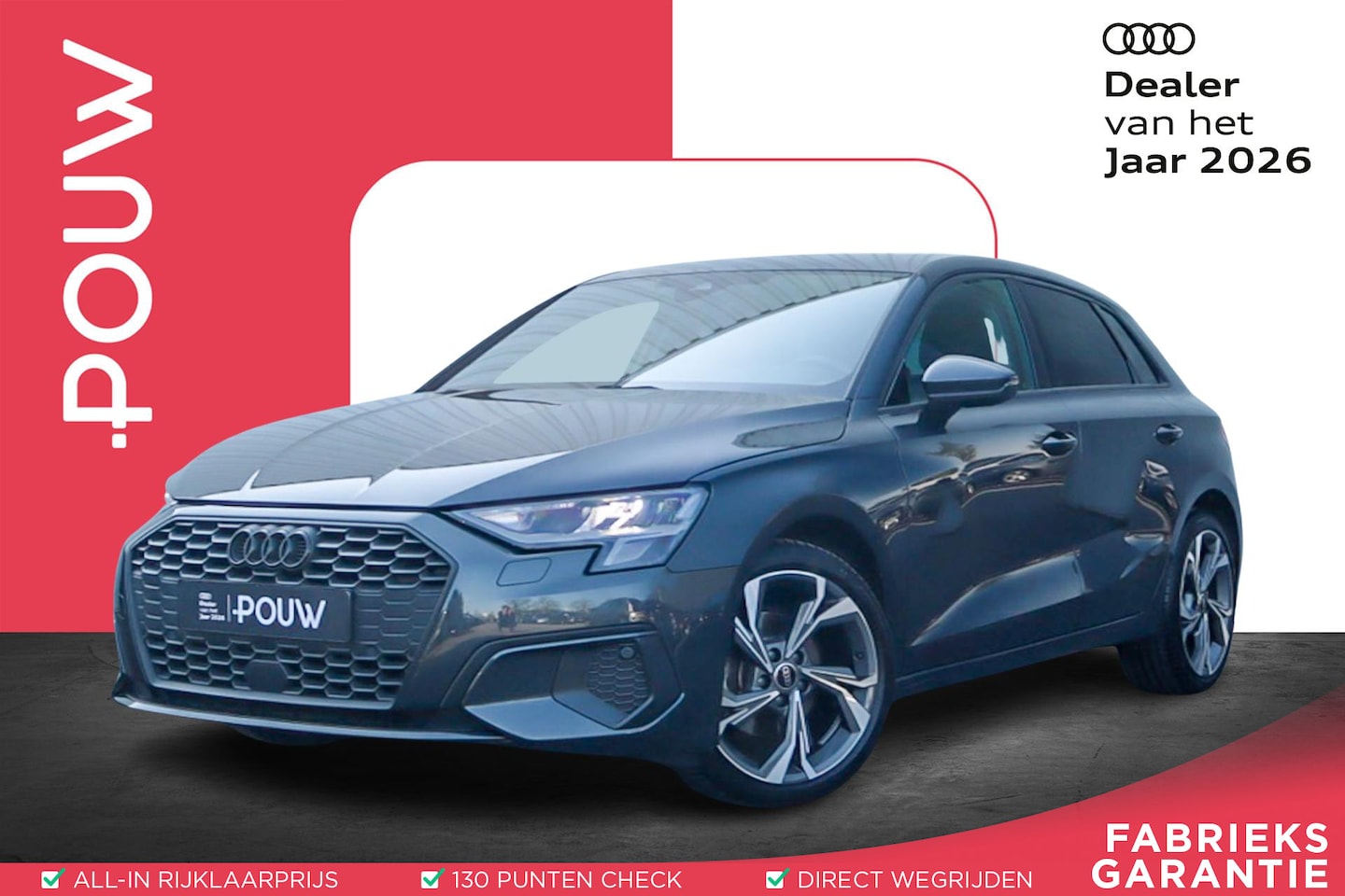 Audi A3 Sportback - 30 TFSI 110pk S-tronic Pro Line | Apple Carplay/Android Auto | Cruise Control | Electronic - AutoWereld.nl