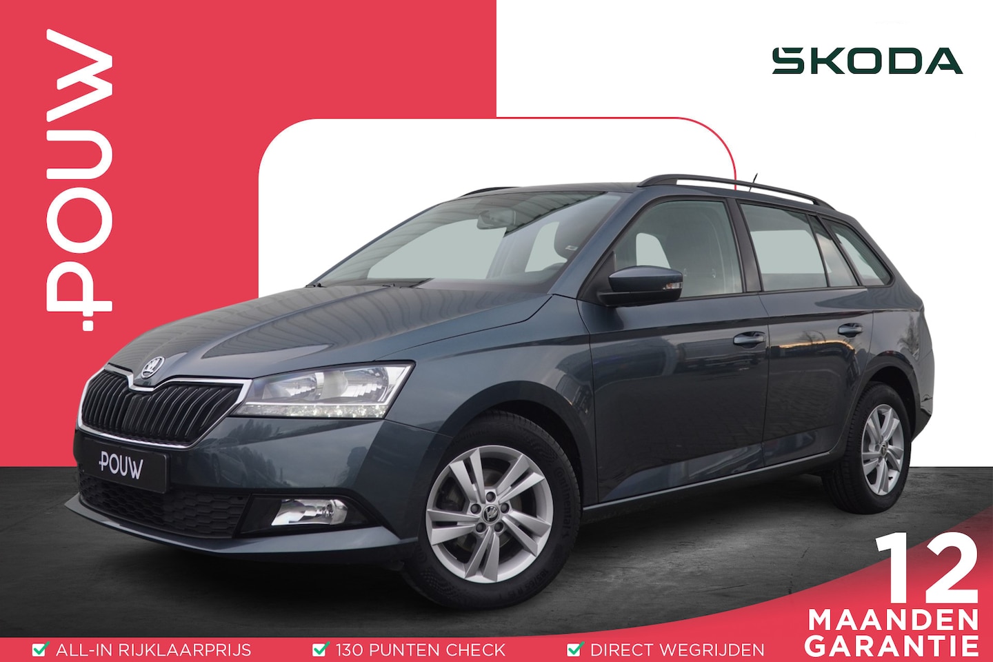 Skoda Fabia Combi - 1.0 TSI 95pk Ambition | Stoelverwarming | Apple CarPlay / Android Auto | Cruise Control - AutoWereld.nl