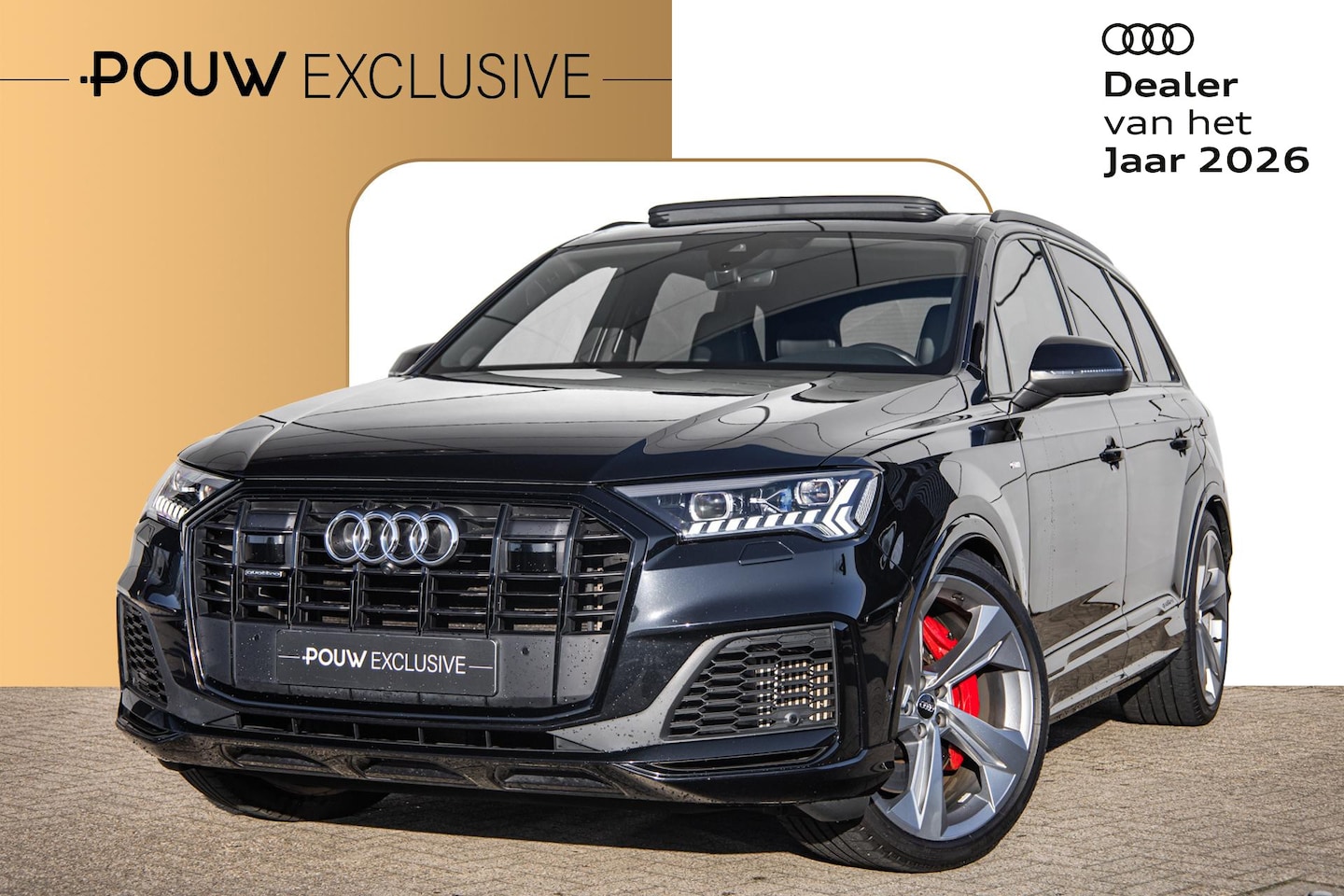 Audi Q7 - 60 TFSIe 456pk quattro Competition | Panoramadak | B&O | Laser LED | SoH 88% | Achterbank - AutoWereld.nl