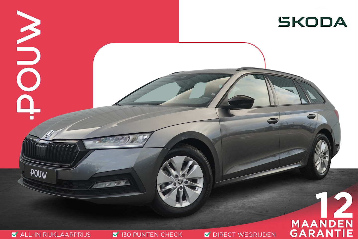Skoda Octavia Combi - 1.0 TSI 110pk Sport Business | Apple CarPlay / Android Auto - AutoWereld.nl