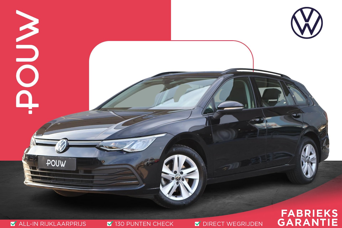 Volkswagen Golf Variant - 1.0 TSI 110pk Life | Camera | PDC | Adaptive Cruise | Apple Carplay | Navigatie - AutoWereld.nl