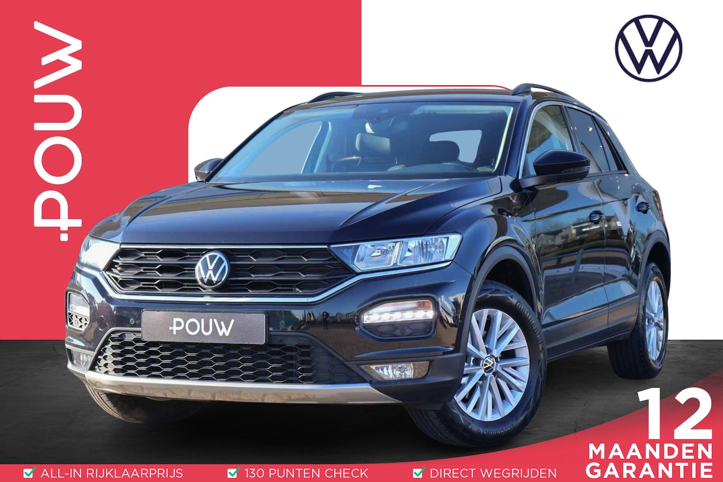 Volkswagen T-Roc - 1.0 TSI 110pk Style | Adaptive Cruise |  PDC | Apple Carplay/Android Auto - AutoWereld.nl