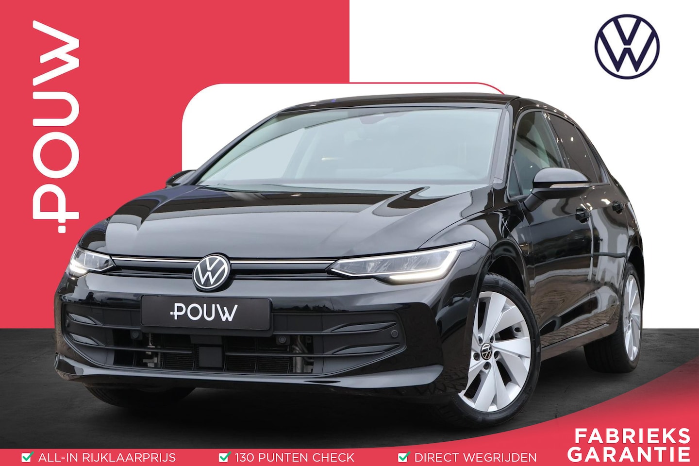Volkswagen Golf - 1.5 eHybrid 204pk Life Edition | SoH 100% | Pano | Haak | Navi | Adaptive Cruise | LED | P - AutoWereld.nl