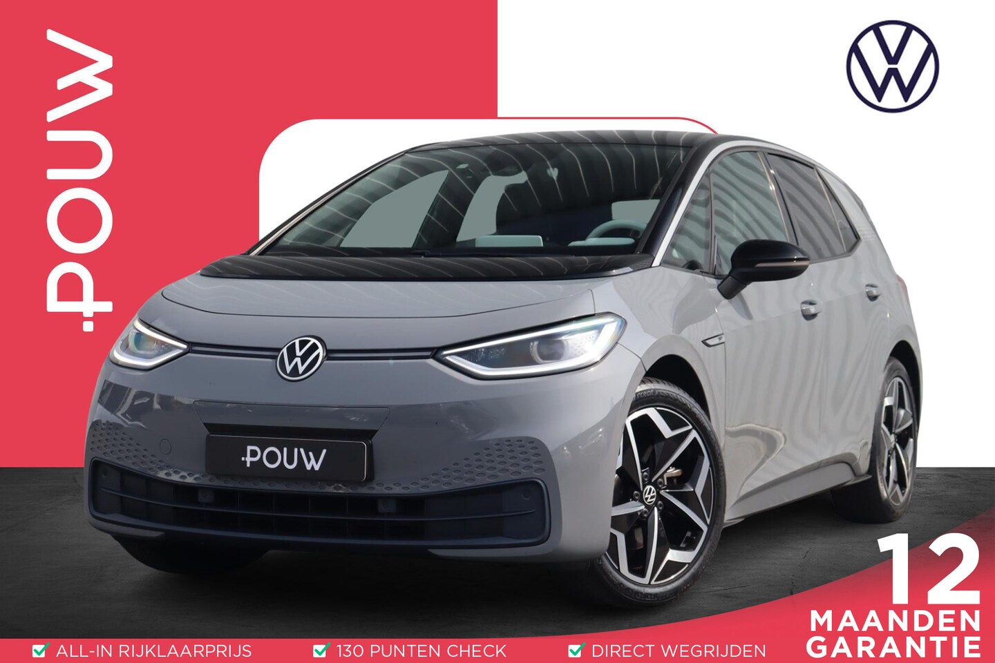 Volkswagen ID.3 - 204pk First Plus 58 kWh | SoH 91% | Navigatie | Achteruitrijcamera | Adaptive Cruise - AutoWereld.nl