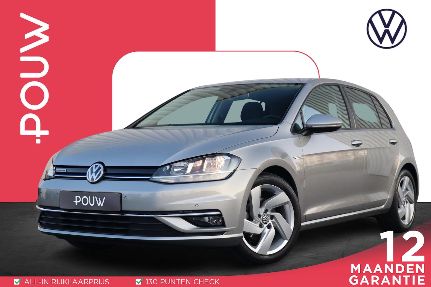 Volkswagen Golf - 1.5 TSI 130pk Comfortline Business Bleumotion | Trekhaak | Parkpilot | Apple Carplay | - AutoWereld.nl