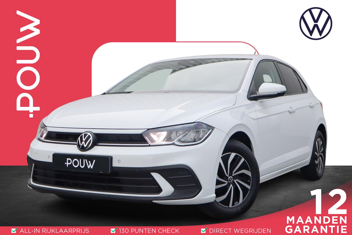 Volkswagen Polo - 1.0 TSI 95pk Life | Apple Carplay/Android Auto | Parkeersensoren - AutoWereld.nl