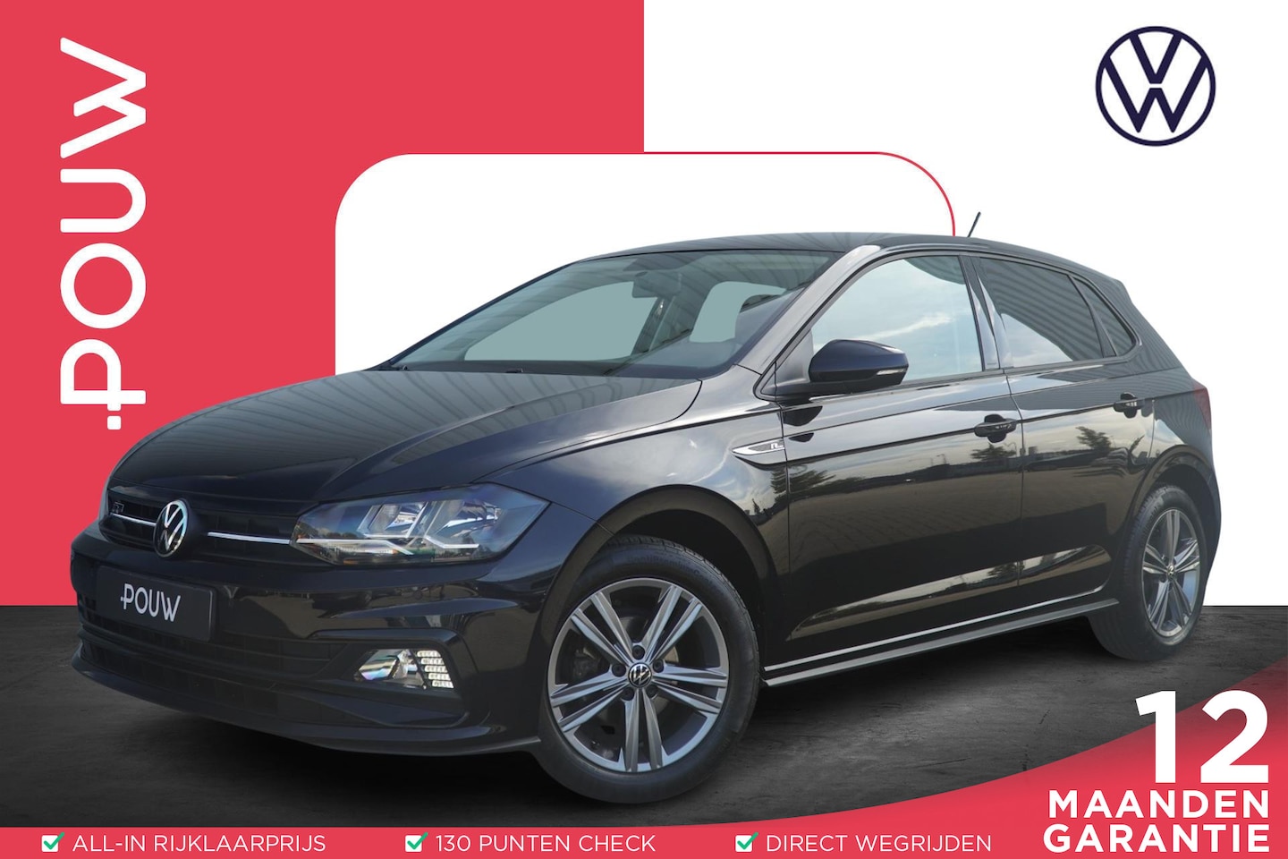 Volkswagen Polo - 1.0 TSI 95pk R-Line Edition | Adaptive Cruise Control | Navigatie - AutoWereld.nl