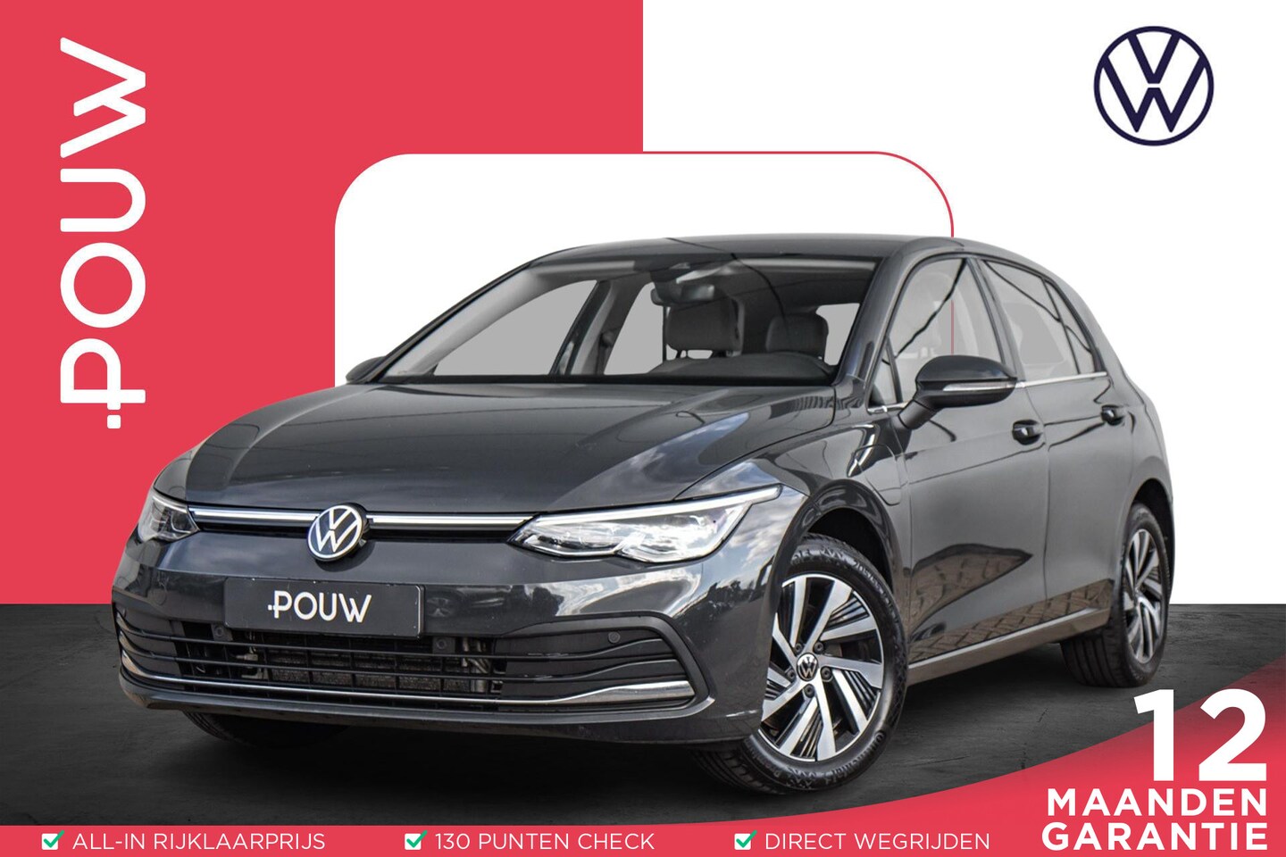 Volkswagen Golf - 1.4 eHybrid 204pk Style | SoH 90% | Stoelverwarming | Achteruitrijcamera | Navigatie | 16' - AutoWereld.nl