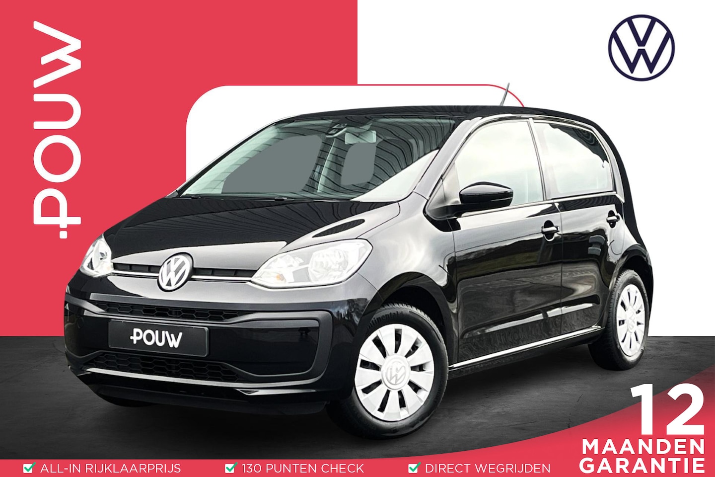 Volkswagen Up! - 1.0 BMT 60pk Move up! | Airco | Bluetooth | All Season Banden - AutoWereld.nl