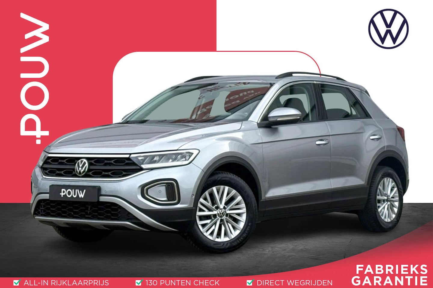 Volkswagen T-Roc - 1.0 TSI 110pk Life | Navigatie | App Connect | Adaptive Cruise - AutoWereld.nl