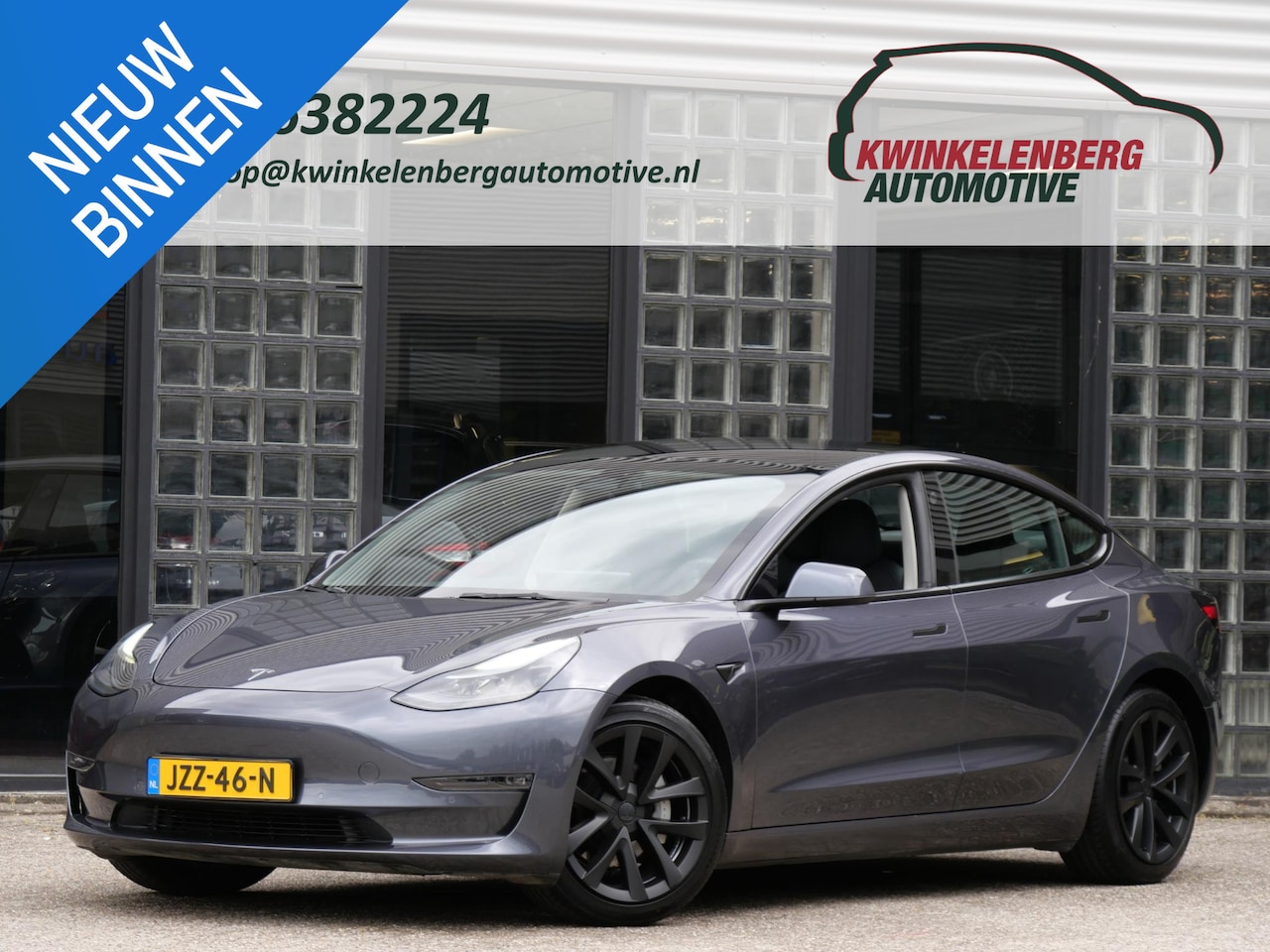 Tesla Model 3 - 75kWh LONG RANGE AWD/ ELEKT. KLEP/ PREMIUM AUDIO - AutoWereld.nl
