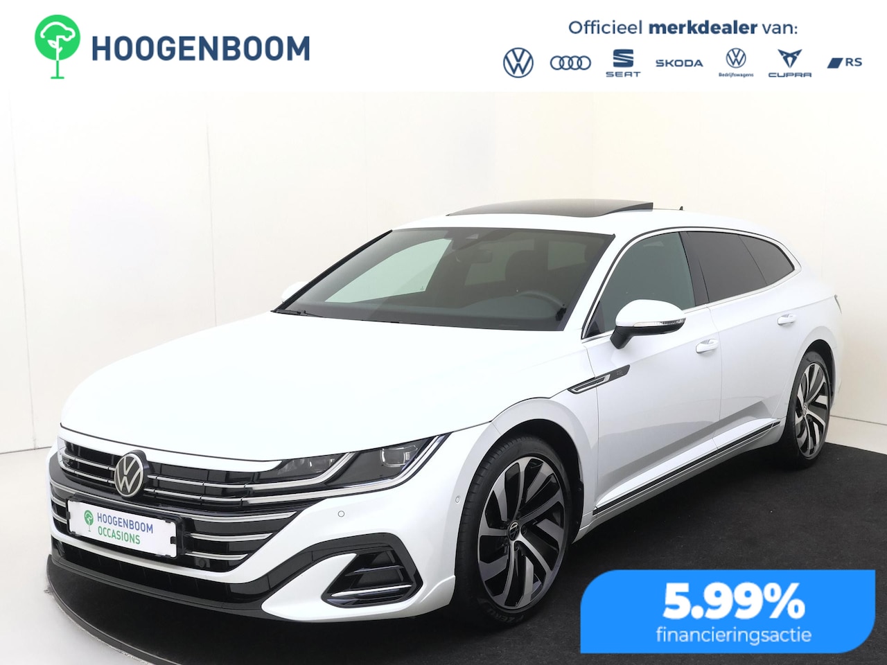 Volkswagen Arteon Shooting Brake - 1.4 TSI eHybrid R-Line Business | SoH 98% | Panoramadak | 360 camera | Adaptieve demping s - AutoWereld.nl