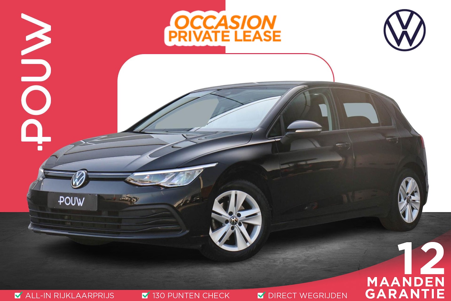 Volkswagen Golf - 1.5 TSI 130pk Life | App Connect | Getint glas |  Parkeersensoren - AutoWereld.nl