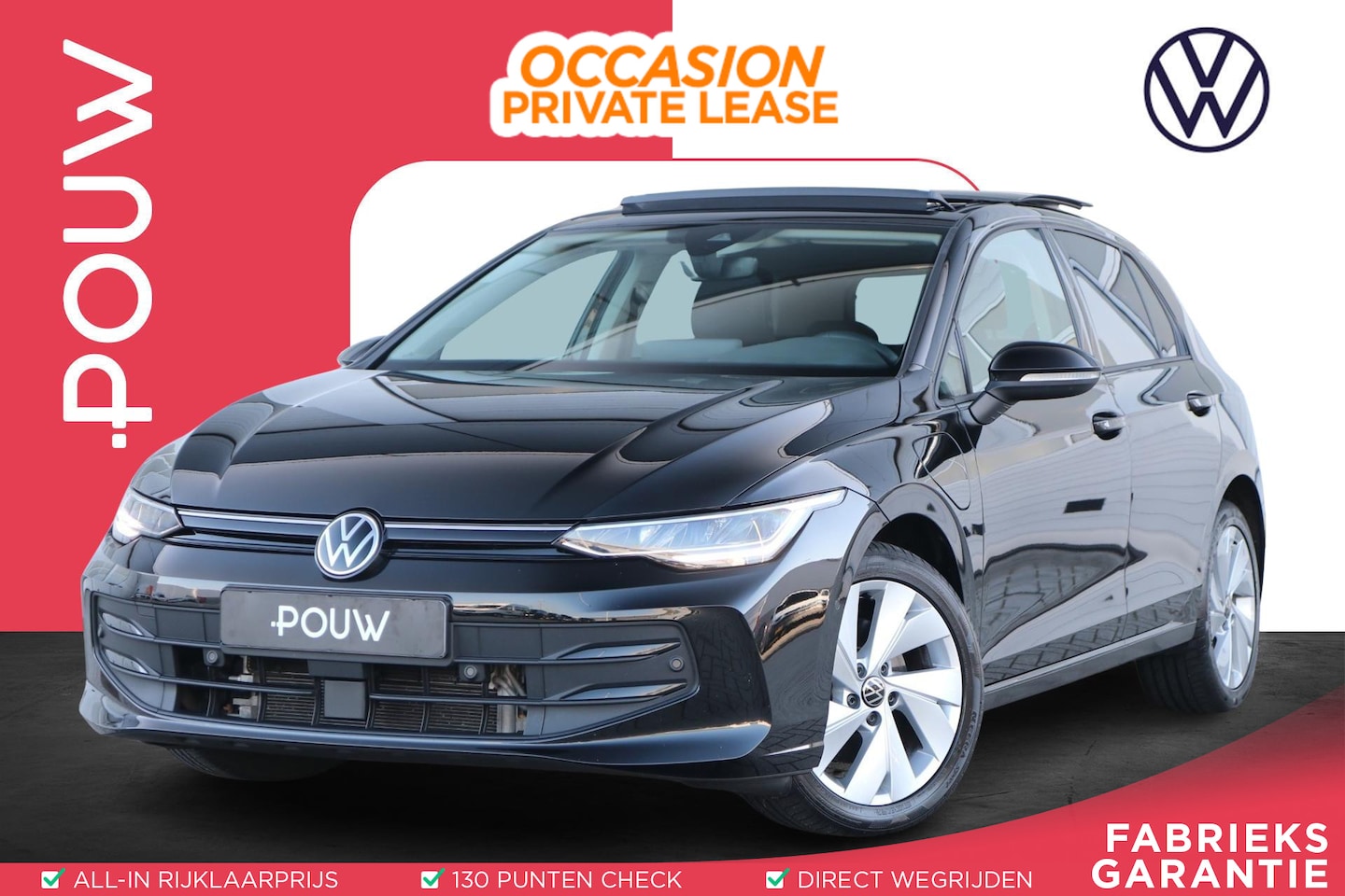 Volkswagen Golf - 1.5 eHybrid 204pk Life Edition | SoH 100% | Panoramadak | Trekhaak Elektrisch Uitklapbaar - AutoWereld.nl