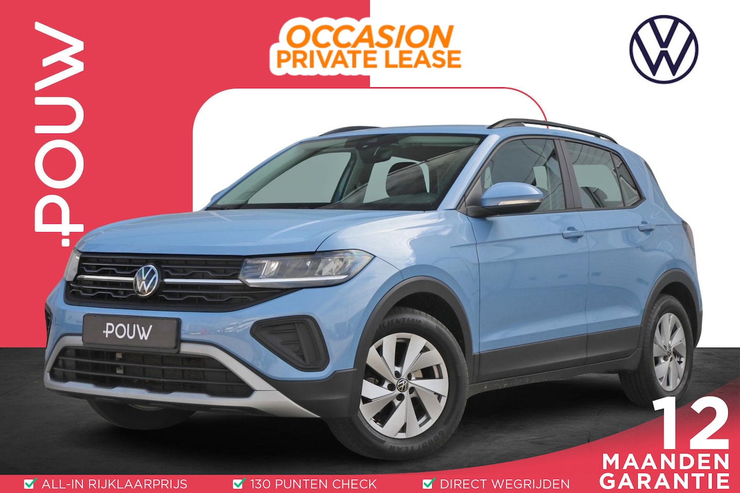 Volkswagen T-Cross - 1.0 TSI 95pk Life | App Connect Navigatie | Airco | Parkeersensoren Achter - AutoWereld.nl